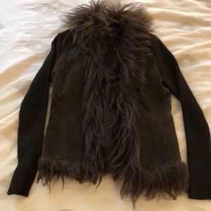 Little brown coat jacket, 70’s style